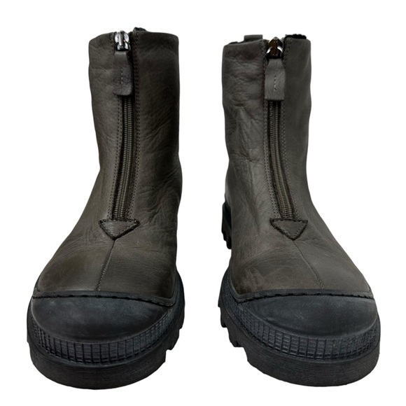 Lofina Gasoline Londra Sherpa Lined Zip Booties - Picture 2 of 12